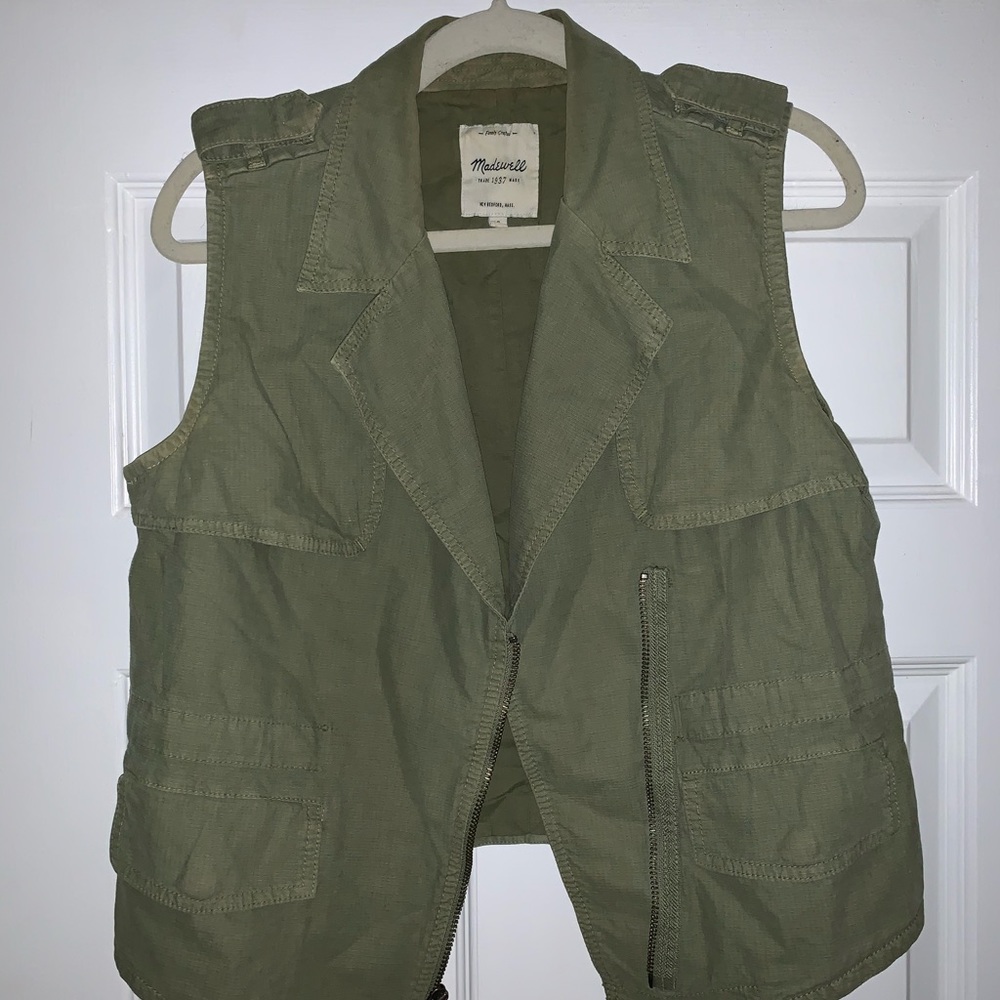 Madewell Safari Green Vest